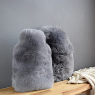 Sheepskin Hot Water Bottle - Grey