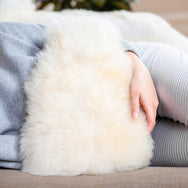 Sheepskin Hot Water Bottle - Natural Ivory