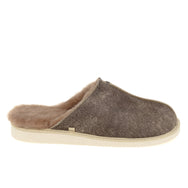 Machar Sheepskin Slippers - Nutmeg Distressed Leather