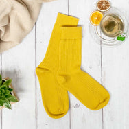 Cashmere Socks - Goldenrod