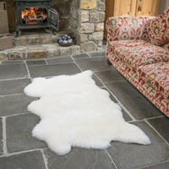 Natural White Triple Sheepskin Rug