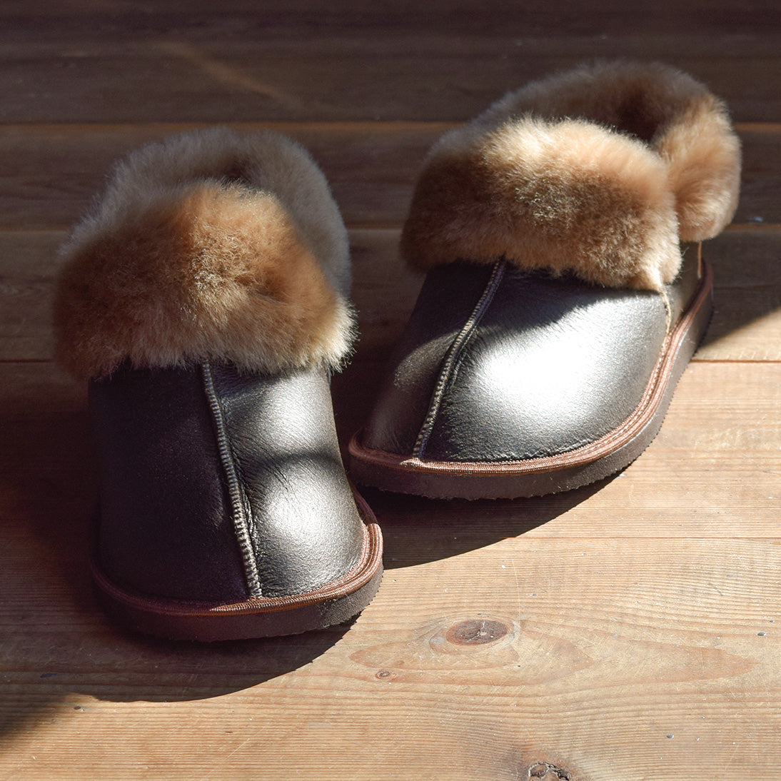 Sheepskin Slippers Washing House Slippers Mens Gael Sheepskin