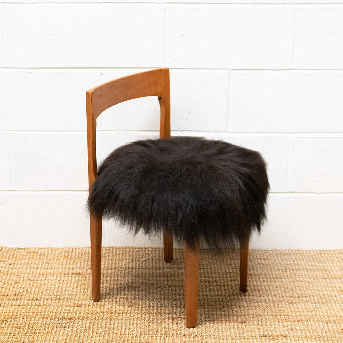 NEW Black Icelandic Sheepskin Seat Pad