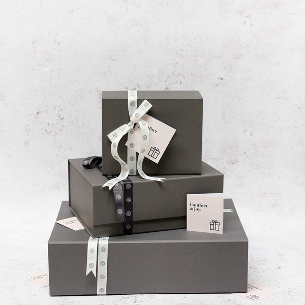 Luxury Magnetic Gift Box - Matt Grey (Small)