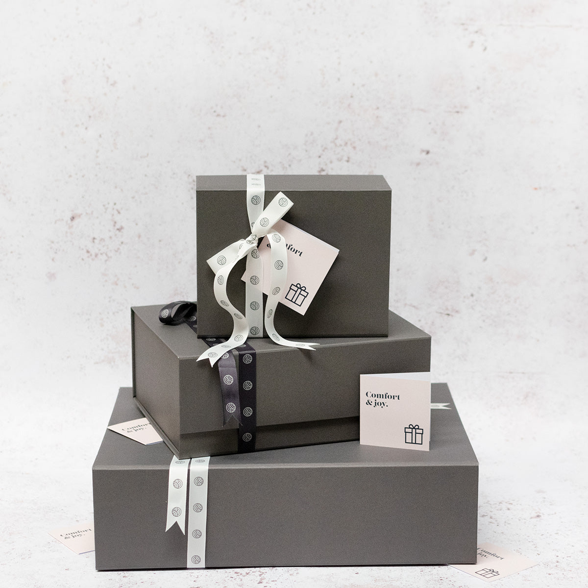 Luxury Magnetic Gift Box - Matt Grey (Medium)