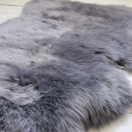 British Grey Single Sheepskin